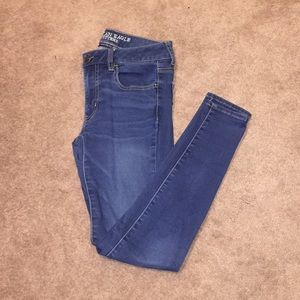 American Eagle blue jegging
